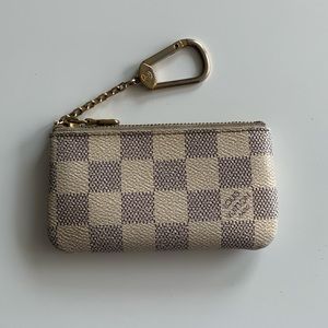 Louis Vuitton Damier Azur Canvas Key Pouch